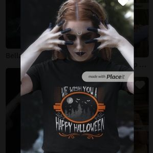 happy Halloween, scary Halloween nights, tee T-Shirt